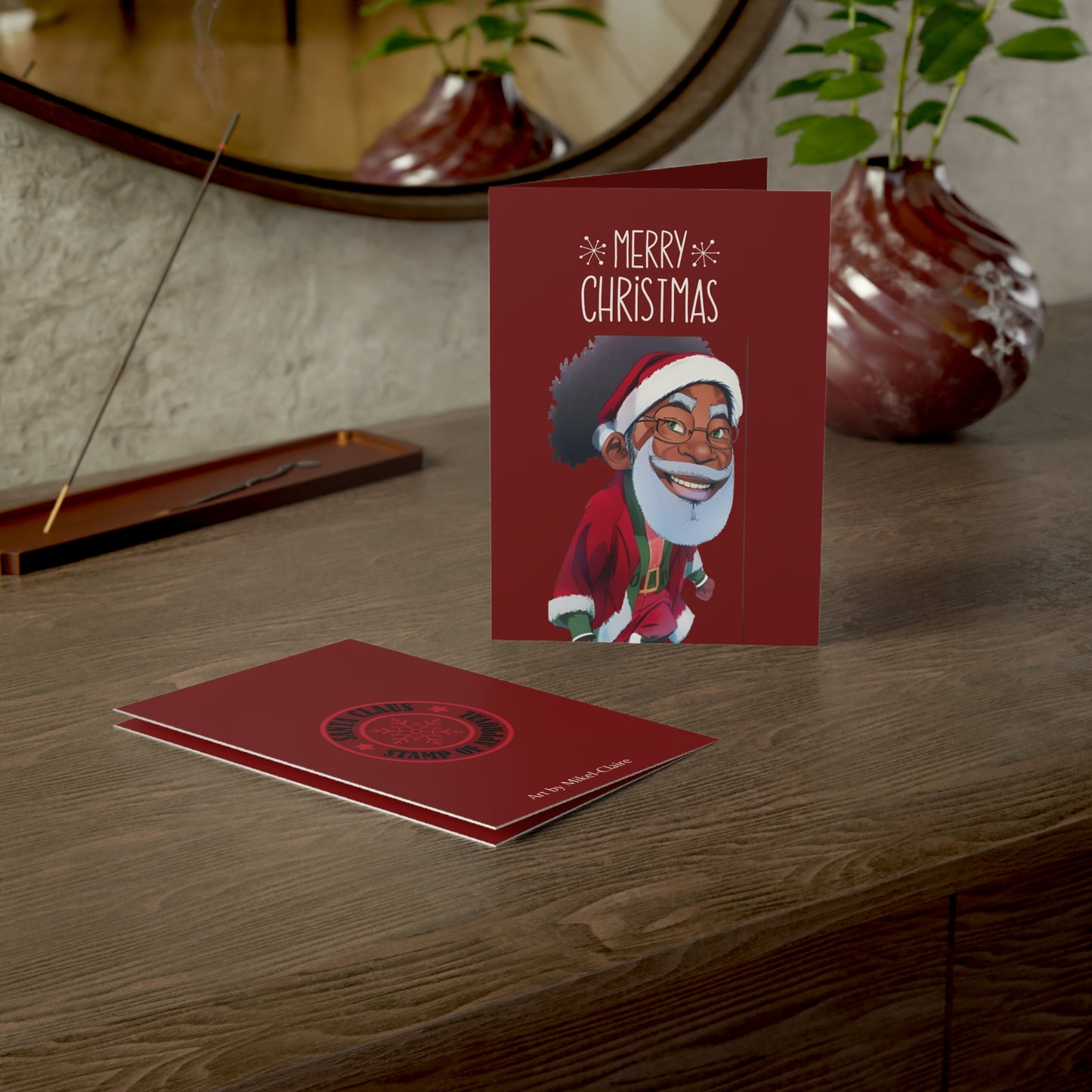 Merry Christmas Greeting Cards (1, 10, 30, and 50pcs)