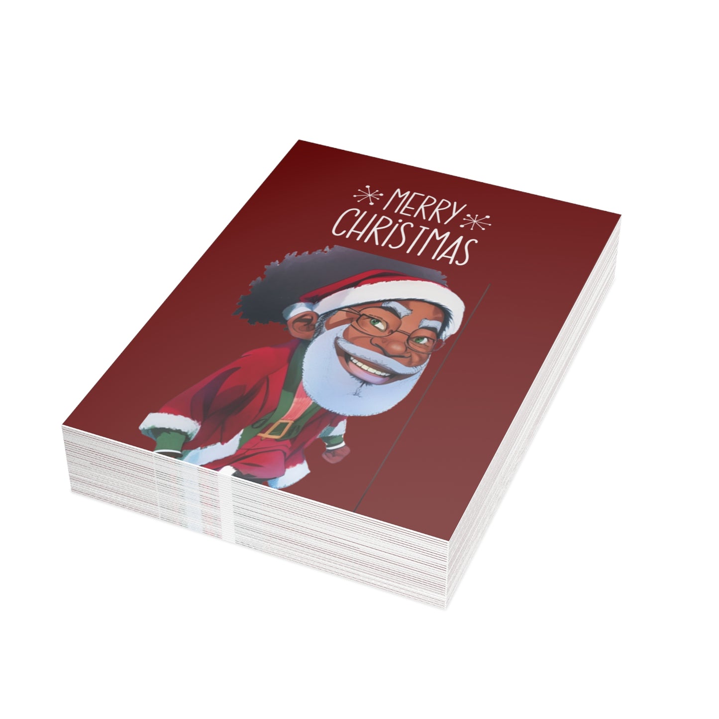 Merry Christmas Greeting Cards (1, 10, 30, and 50pcs)