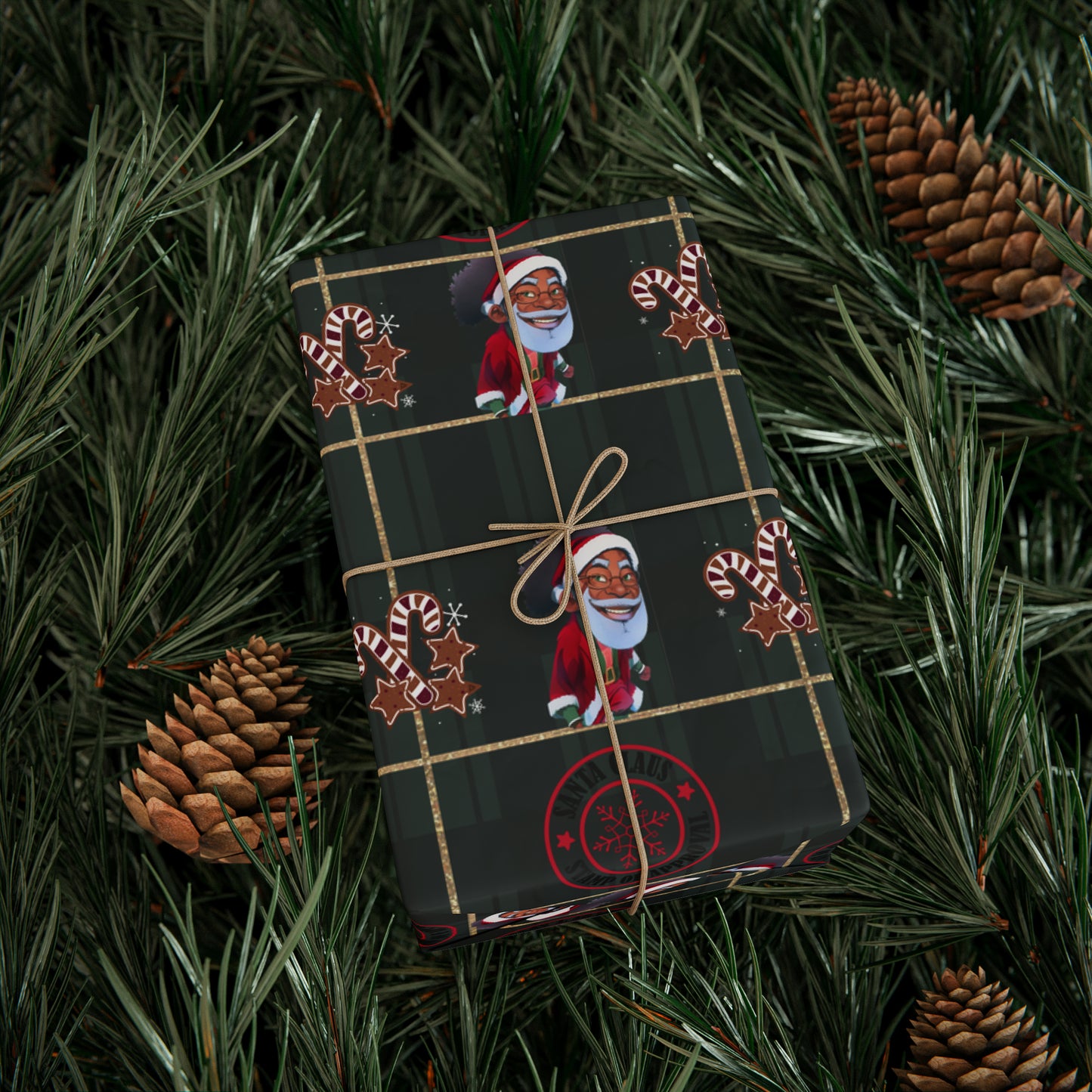 Santa Claus Approved Wrapping Paper