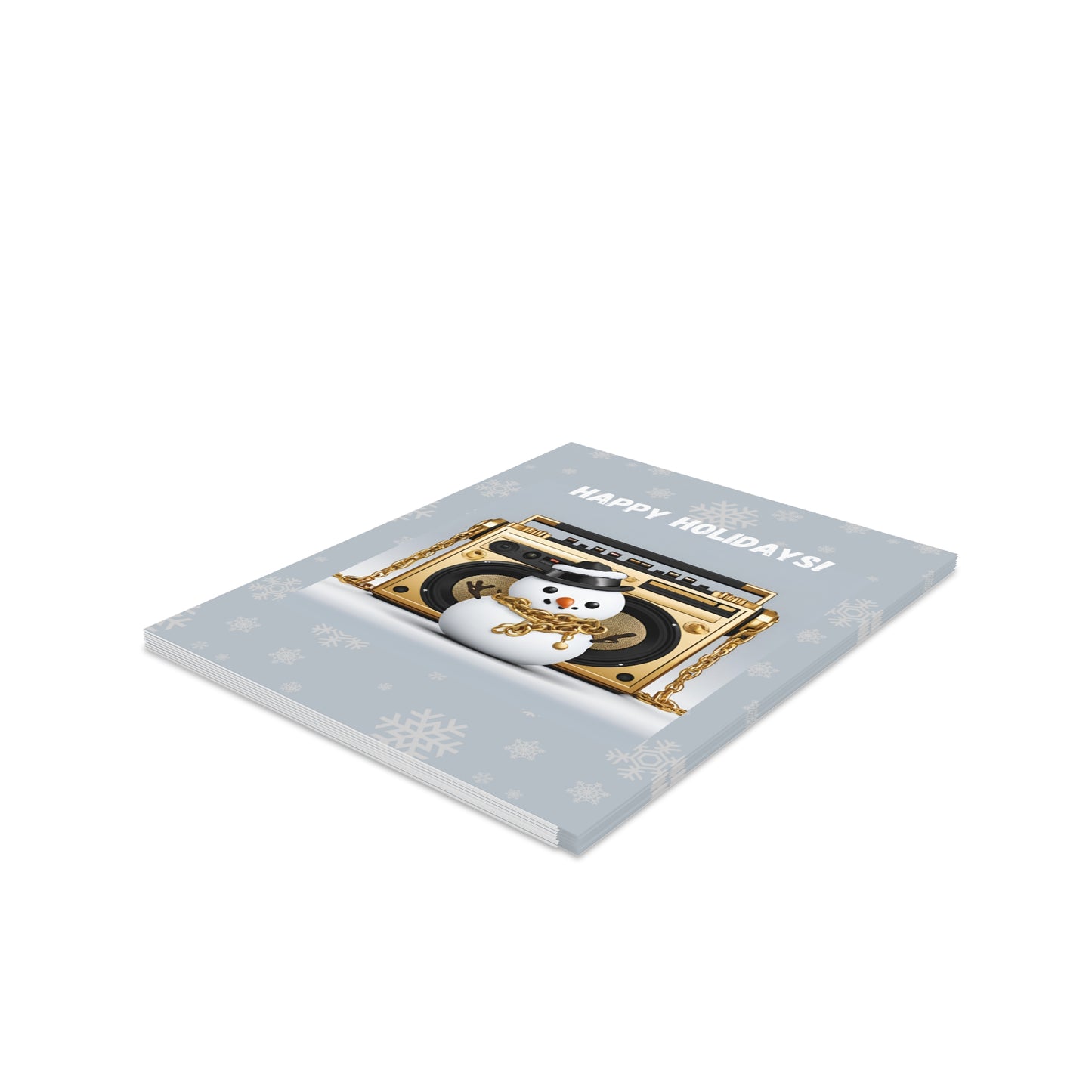 Greeting Cards - Hip Hop Christmas Snowman Set of 8, 16, or 24 pcs