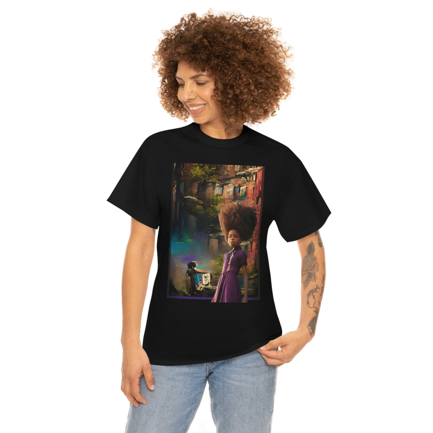 Afro Queen Unisex Heavy Cotton Tee
