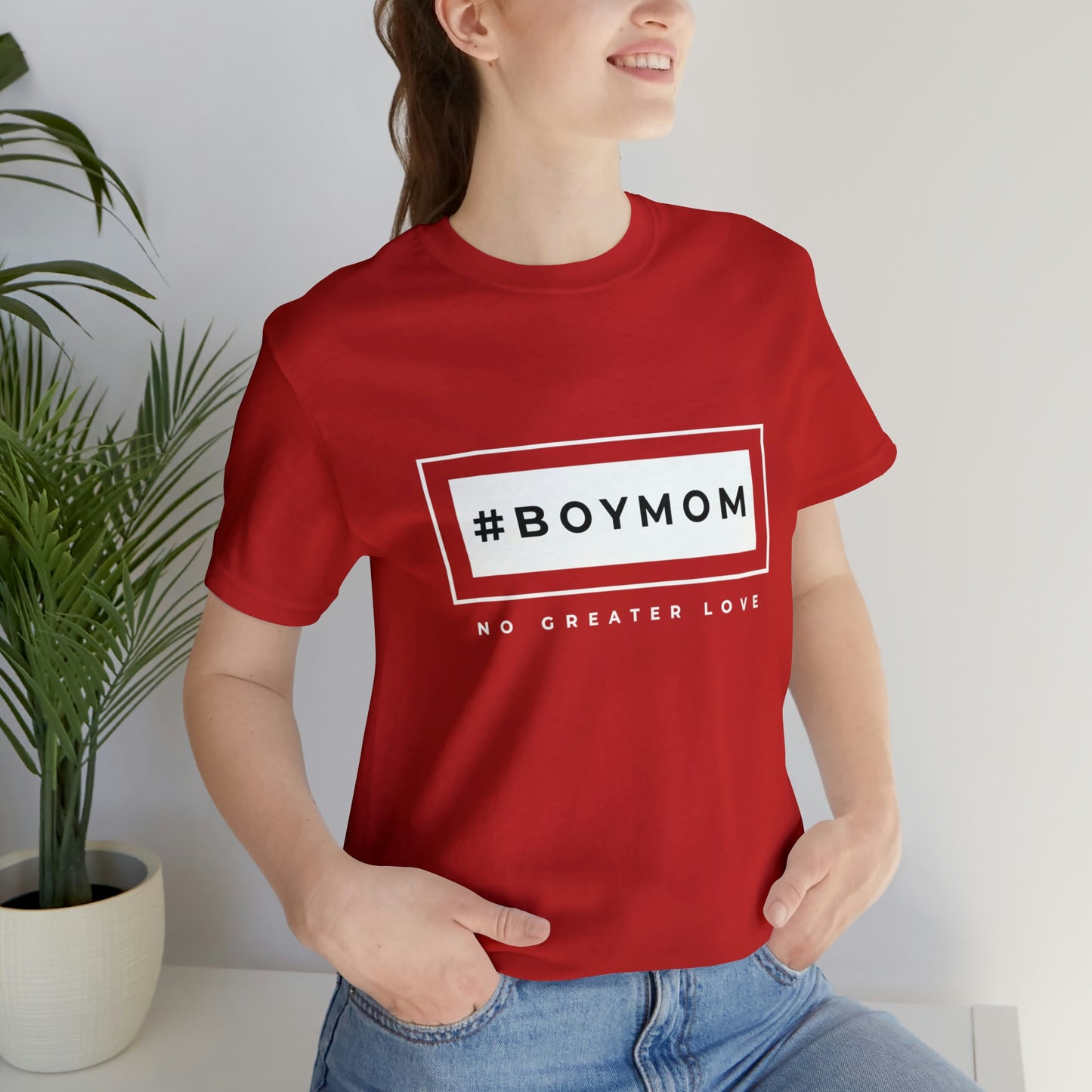 #BOYMOM Jersey Short Sleeve Tee