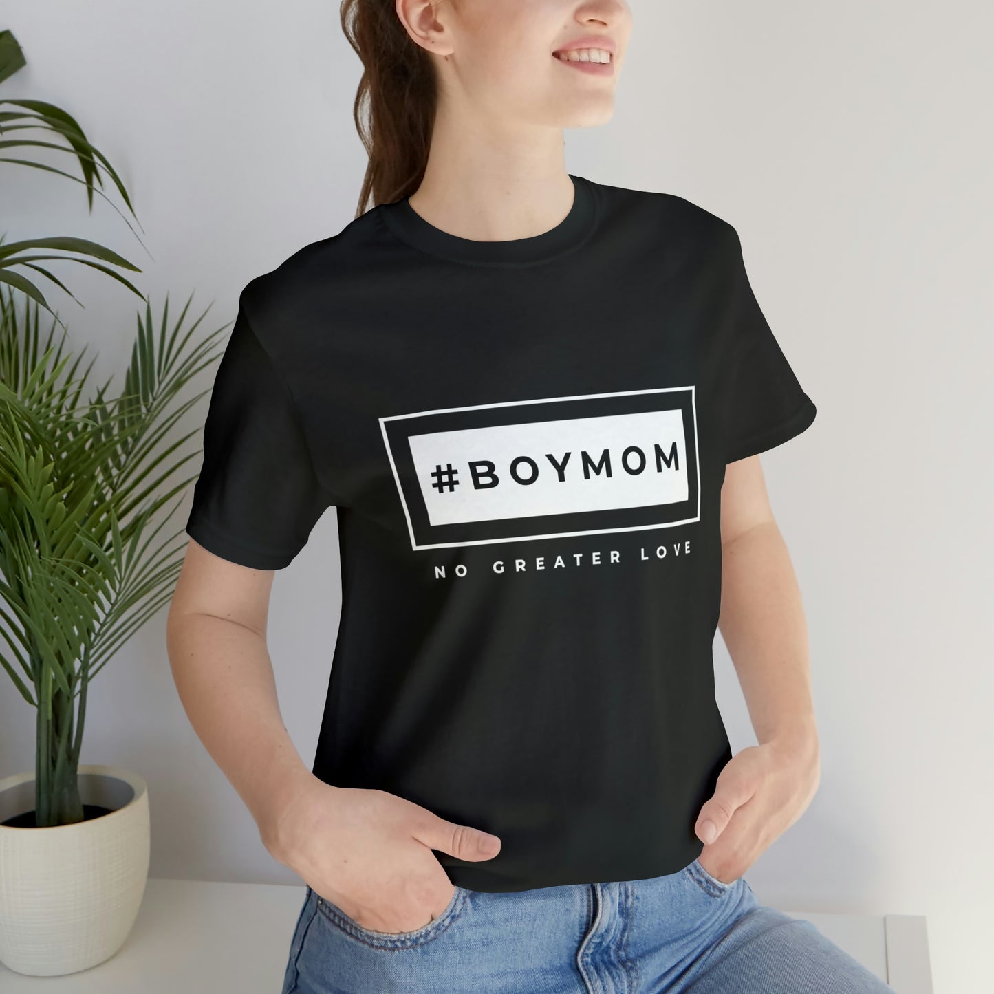 #BOYMOM Jersey Short Sleeve Tee