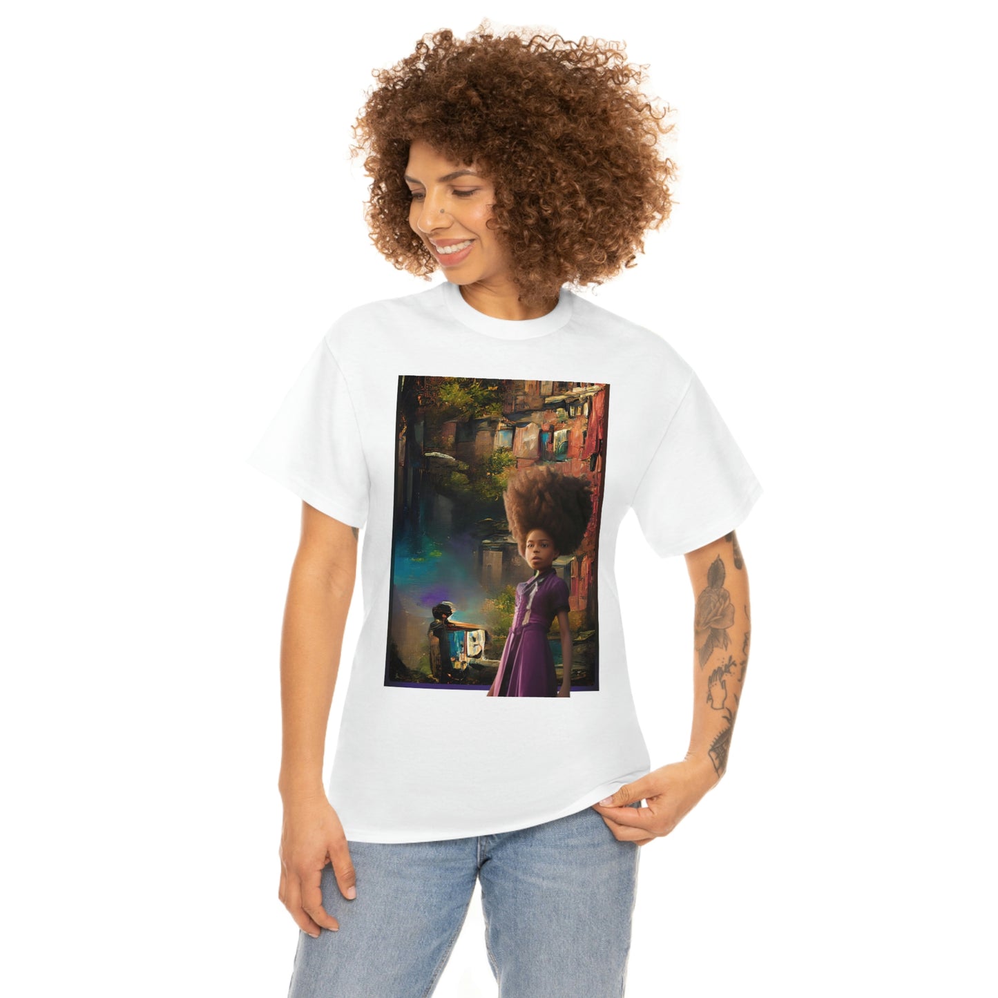 Afro Queen Unisex Heavy Cotton Tee