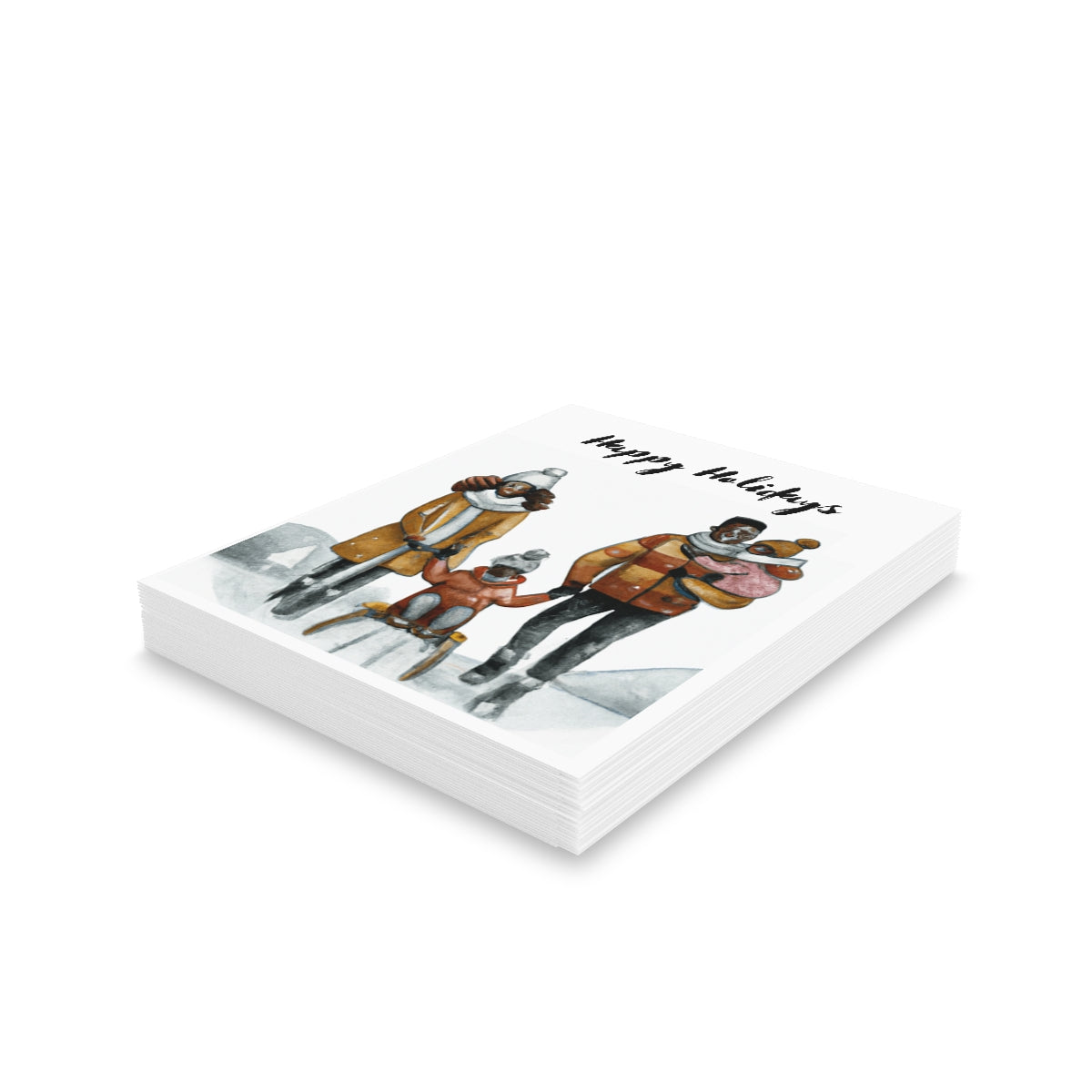 Happy Holidays Greeting cards (8, 16, and 24 pcs)