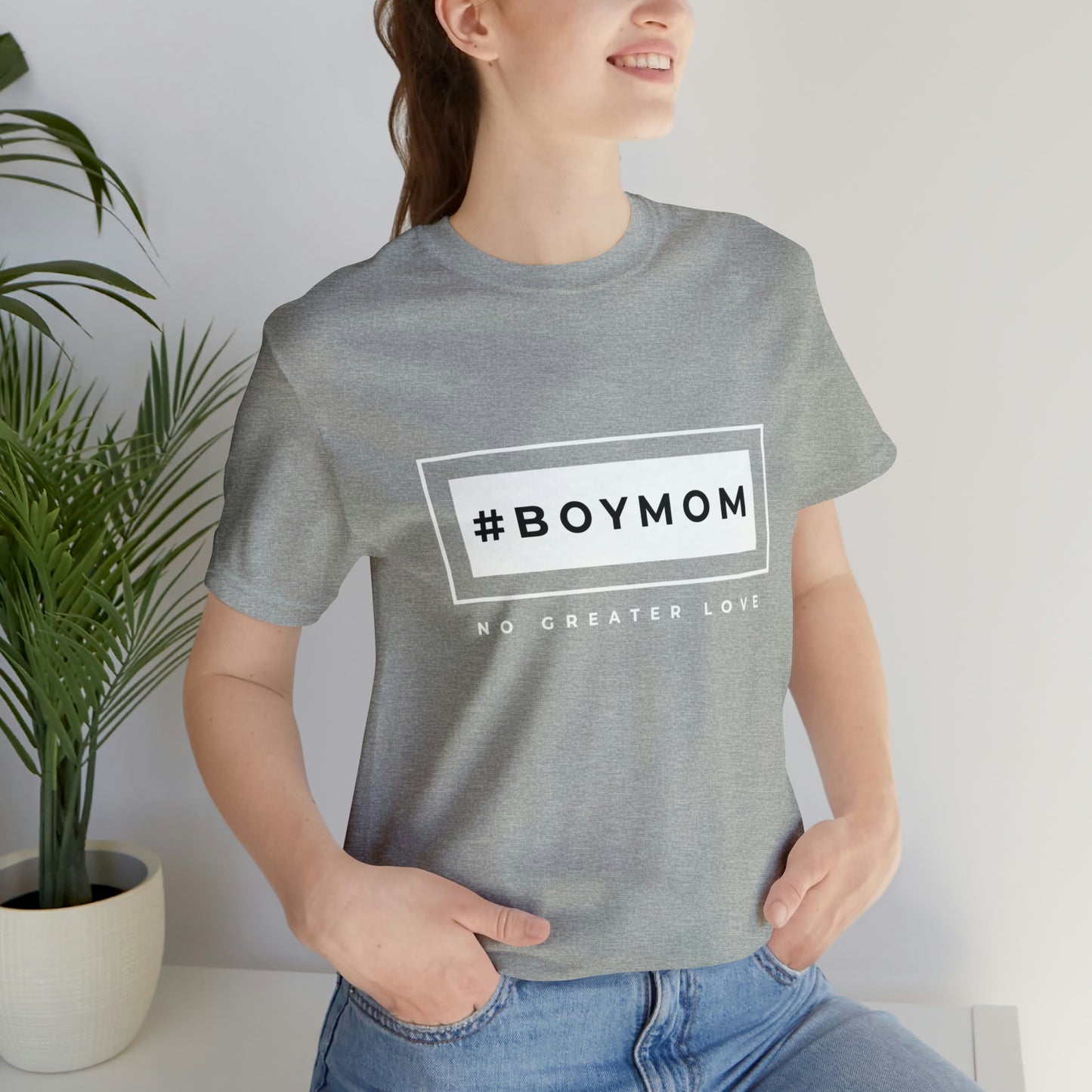 #BOYMOM Jersey Short Sleeve Tee
