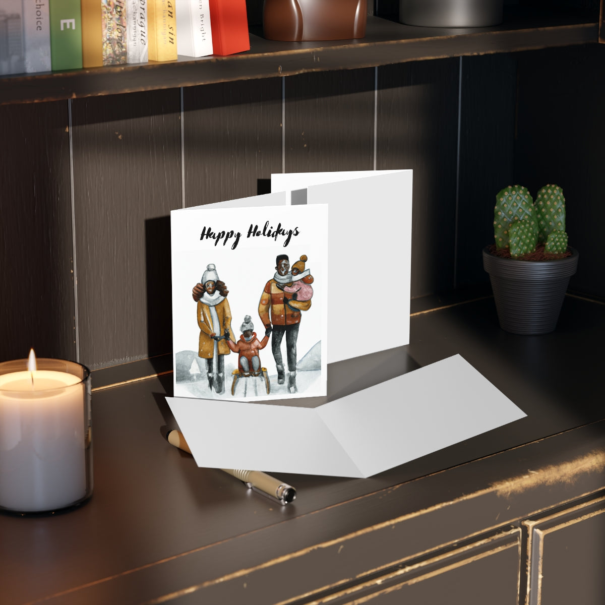 Happy Holidays Greeting cards (8, 16, and 24 pcs)