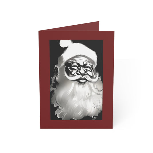 Black & White Santa Cards (1, 10, 30, and 50pcs)
