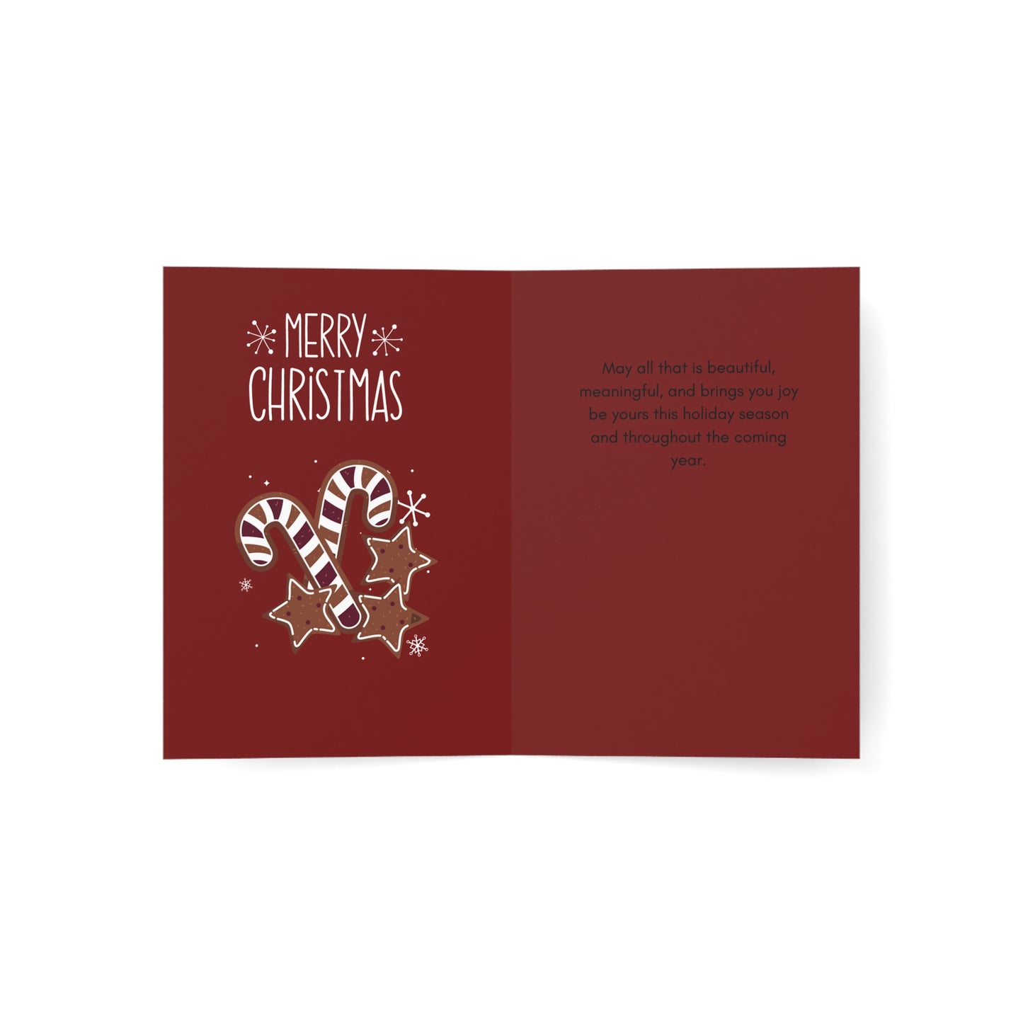 Merry Christmas Greeting Cards (1, 10, 30, and 50pcs)