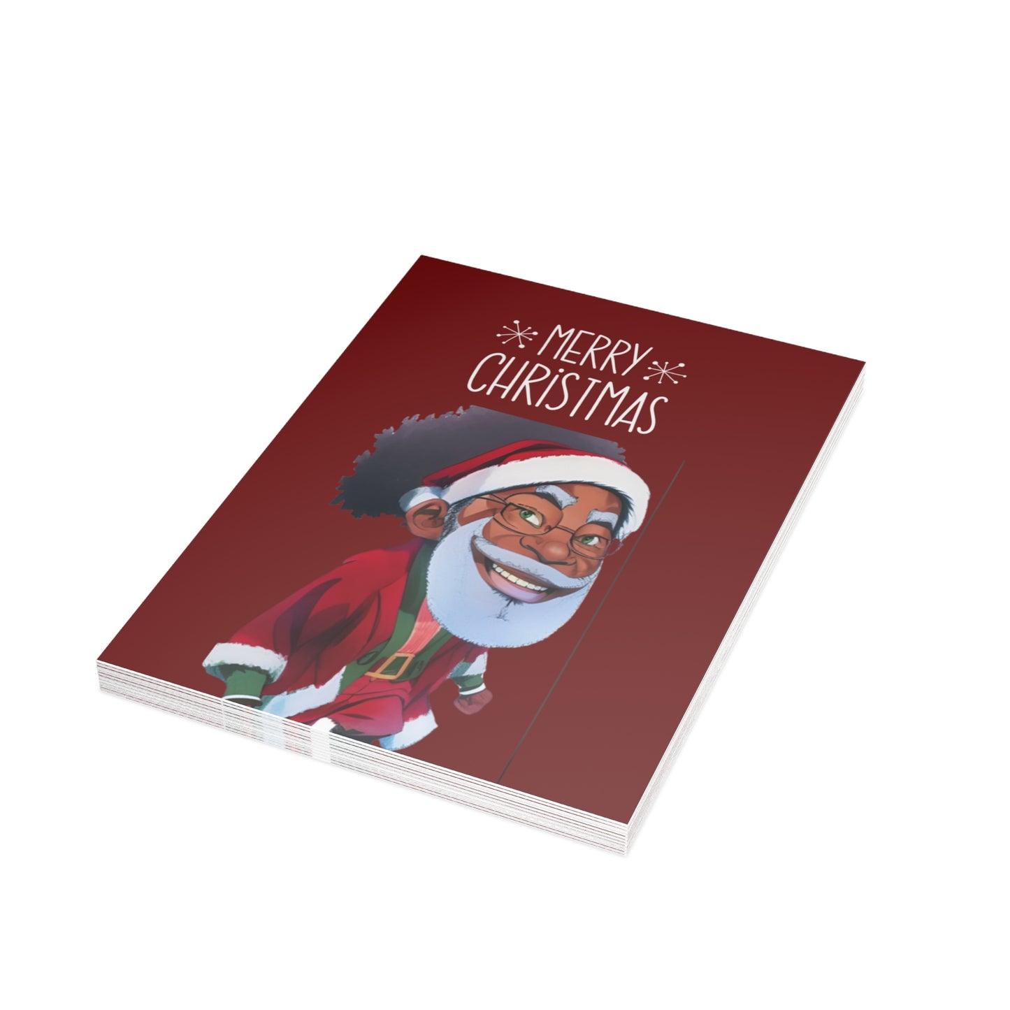 Merry Christmas Greeting Cards (1, 10, 30, and 50pcs)