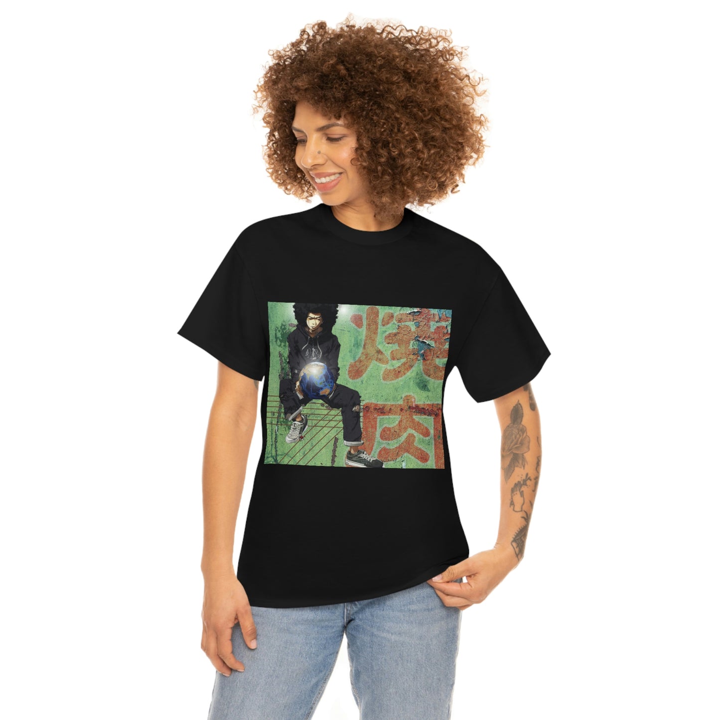 Graffiti Samurai Unisex Heavy Cotton Tee